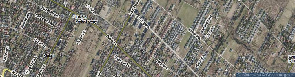 Zdjęcie satelitarne Bogdańskiego Antoniego ul.